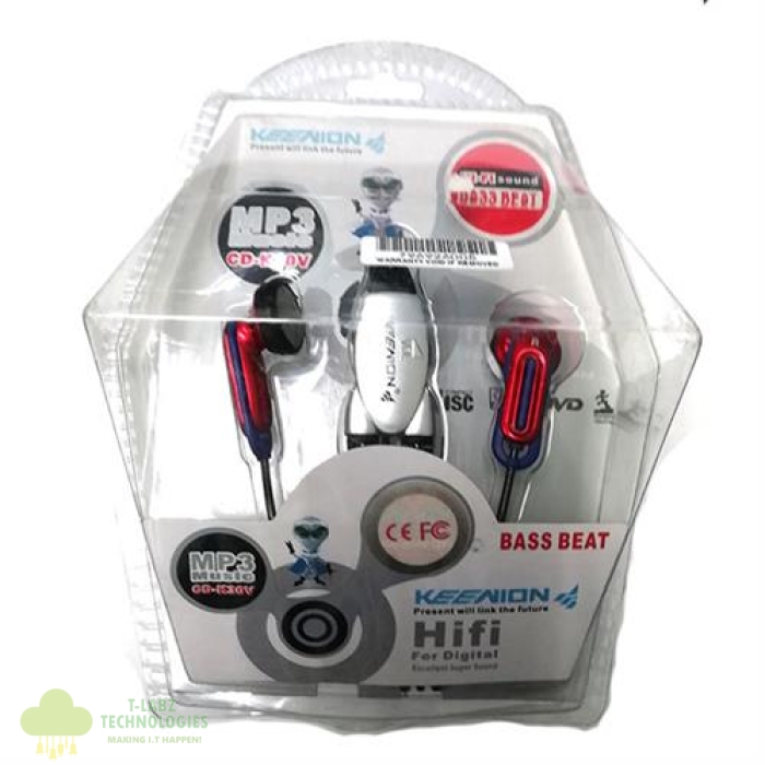 Geeko In Ear Wired Earphones With Volume Control - Image 1