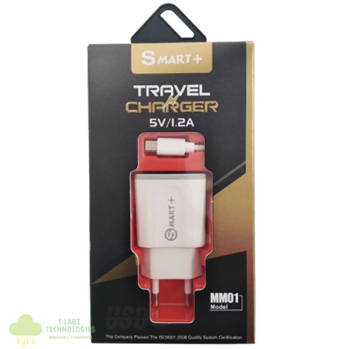 Geeko SMART Plus USB Travel Wall Charger with - Image 1