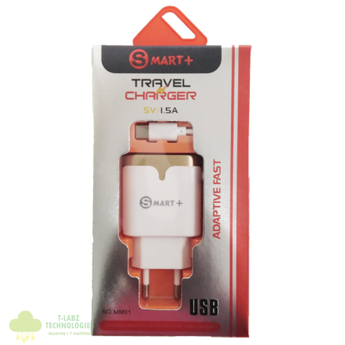 Geeko SMART Plus USB Travel Wall Charger with - Image 1