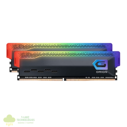 Geil Orion RGB 16GB KIT(2X8GB) 3600MHz DDR4 Desktop Gaming Memory - Grey