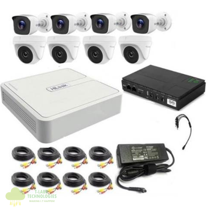 HiLook 8 Channel DIY Combo Surveillance DVR Kit - Image 1