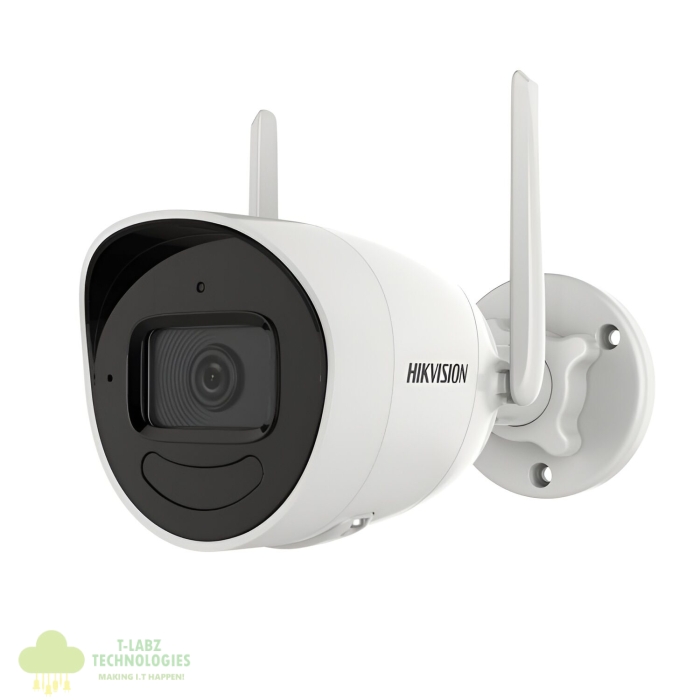 Hikvision Bullet Wireless Outdoor Security Camera, 2.8mm Lens, 2MP - Image 1