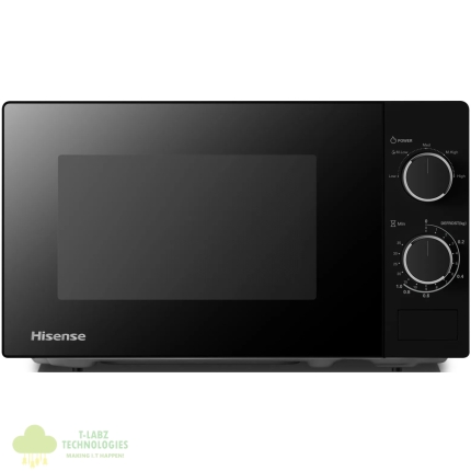 Hisense 20L Solo Premium Black Manuel Microwave