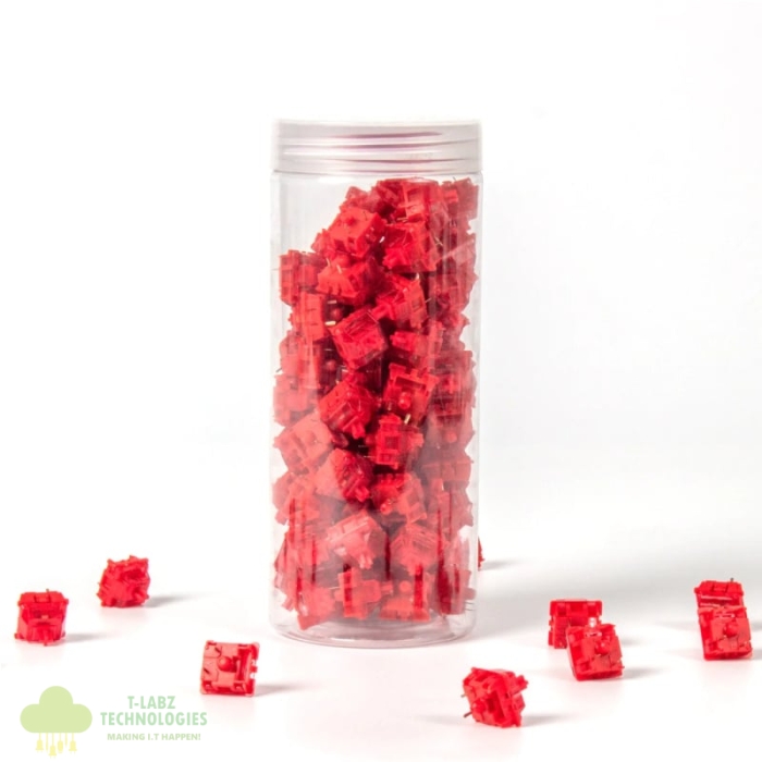 Keychron Red Gateron Phantom Switches 110 pcs - Image 2