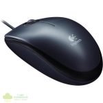 Logitech M90 USB Black mouse offers easy plug