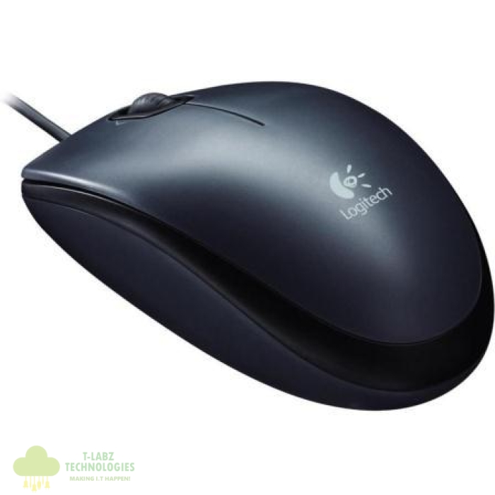 Logitech M90 USB Black mouse offers easy plug - Image 1