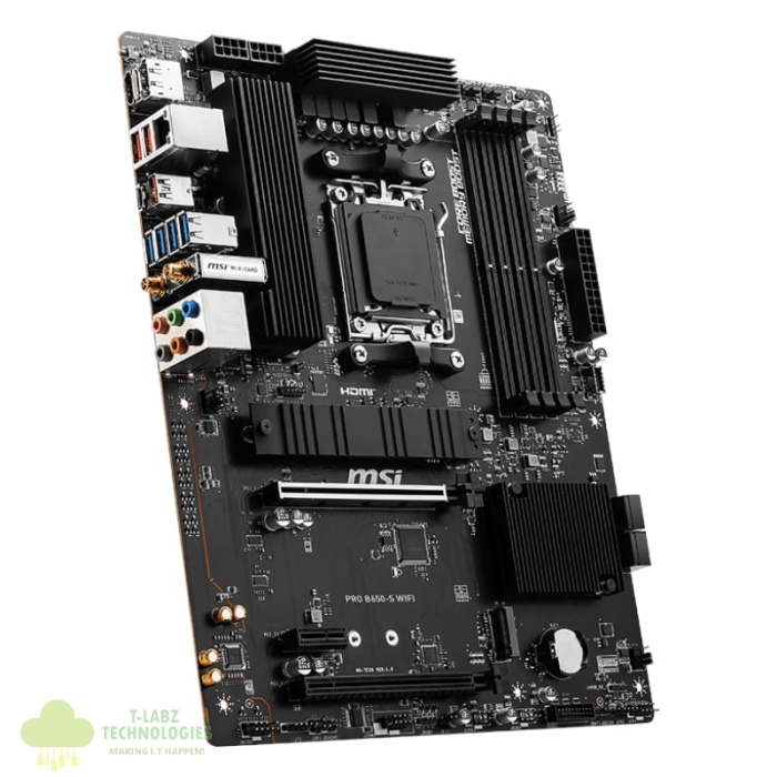 MSI PRO B650-S Wi-Fi AMD AM5 ATX Gaming Motherboard - Image 4