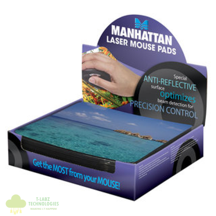 Manhattan Design Laser Mouse Pad - Image 1