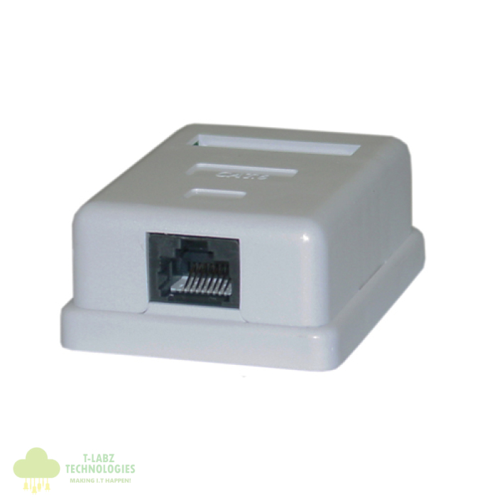 Netix RJ45 single surface mount box - Image 1