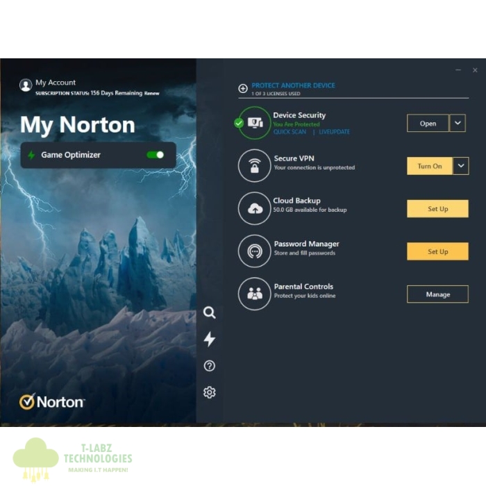 Norton 360 for Gamers (3 Device/Up to 50GB) - Image 2