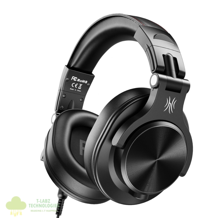 Oneodio Pro A71 Wired Headphones - Black - Image 1