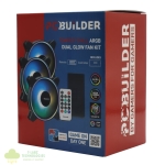 PCBuilder Tempest Chill Fan Kit 3x120MM Dual Glow ARGB Fan + Controller + RF Remote - Image 3