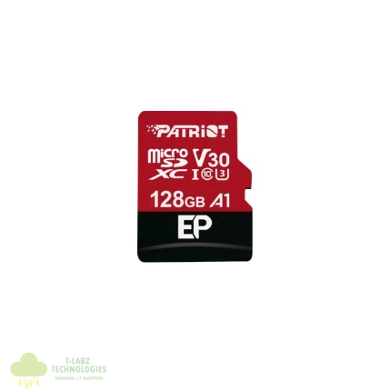 Patriot EP V30 A1 128GB Micro SDXC Card + Adapter