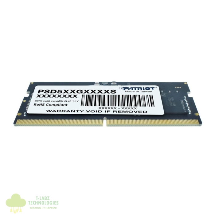 Patriot Signature Line DDR5 8GB 4800MHz Single Rank SODIMM Notebook Memory - Image 3