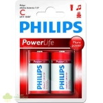 Philips PowerLife Battery LR14P2B 2 x Type C
