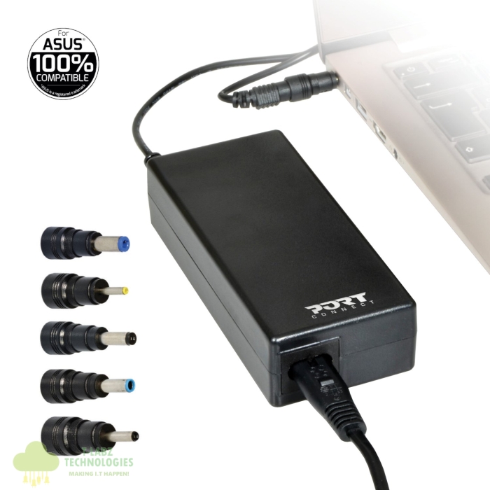 Port Connect 65W Notebook Adapter Asus - Image 1