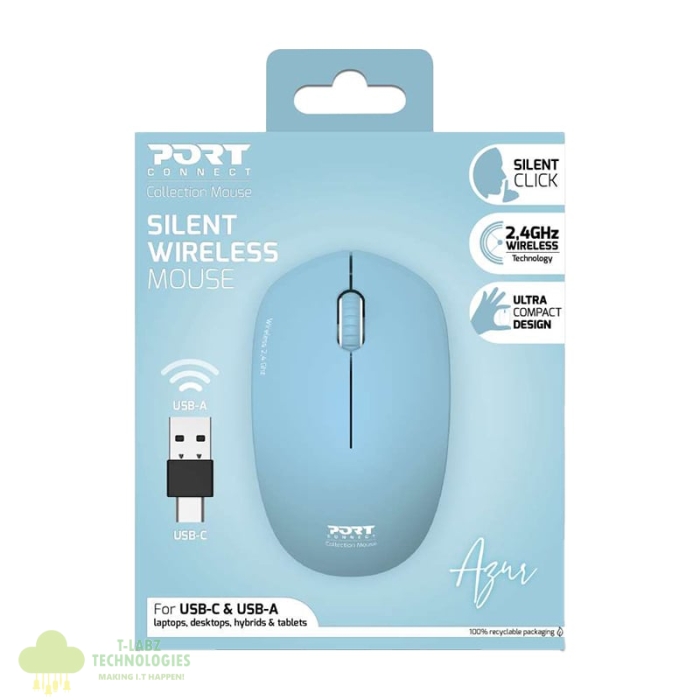 Port Connect Wireless Mouse – Azur - Image 6