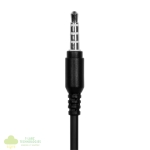 Port Stereo Headset with Mic with 1.2m Cable|1 x 3.5mm|Volume Controller - Black - Image 4