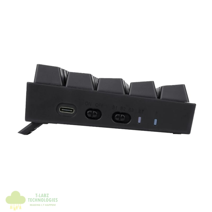 REDRAGON DRACONIC PRO Mechanical 61 Key|Bluetooth 5.0|RGB 9 Colour Modes|Rechargable Battery|Type-C Charging Cable Gaming Keyboard - Black - Image 4