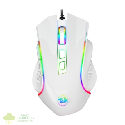 REDRAGON GRIFFIN 7200DPI Gaming Mouse - White