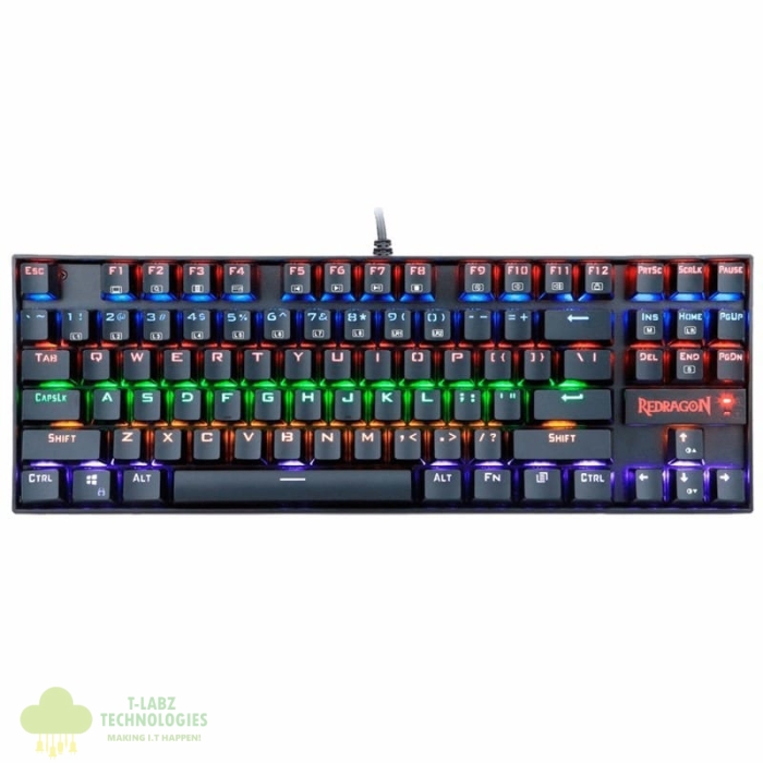 REDRAGON KUMARA RGB MECHANICAL Gaming Keyboard - Black - Image 1