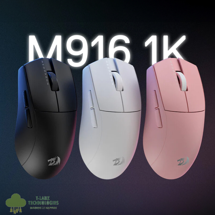 REDRAGON M916 PRO 1K 3-Mode Wireless Gaming Mouse - Black - Image 4