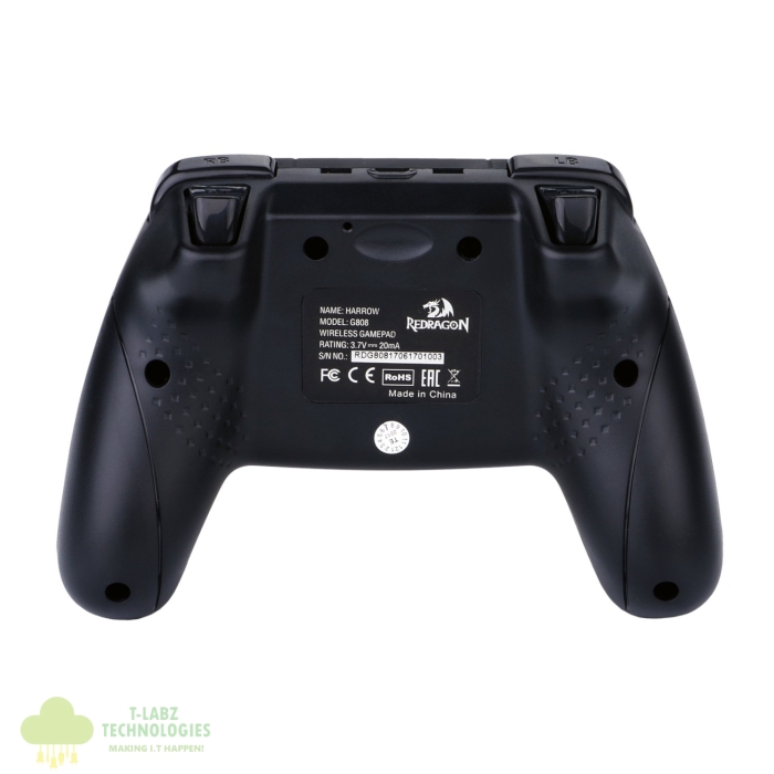 Redragon HARROW Wireless X/D-input(Digital/Analog) PC Controller - Black - Image 6