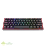 Redragon K616 FIZZ Pro 61-Key RGB Mechanical Gaming Keyboard – Black (60%, RGB, Wireless/Wired, Hot-Swappable) - Image 2
