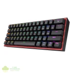 Redragon K616 FIZZ Pro 61-Key RGB Mechanical Gaming Keyboard – Black (60%, RGB, Wireless/Wired, Hot-Swappable) - Image 6