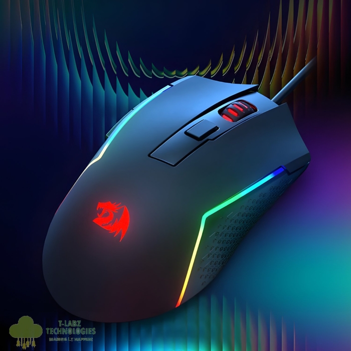 Redragon M616 TRIDENT 10000DPI RGB Gaming Mouse - Black - Image 4