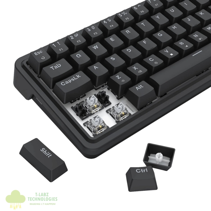 Redragon NOVA K709 65% Wired Gasket RGB Gaming Keyboard - Black - Image 4