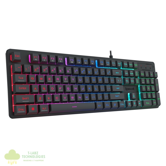 Redragon S107 RGB Gaming Essentials Wired Gaming Keyboard and Mouse Bundle - Image 5
