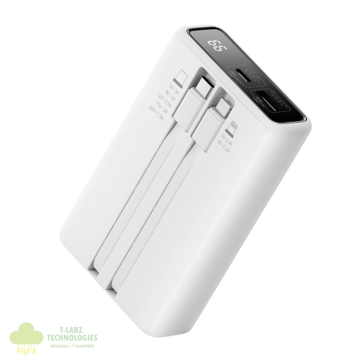 Romoss PAC20 20000mAh 22.5W Fast Charge Power Bank – White - Image 2