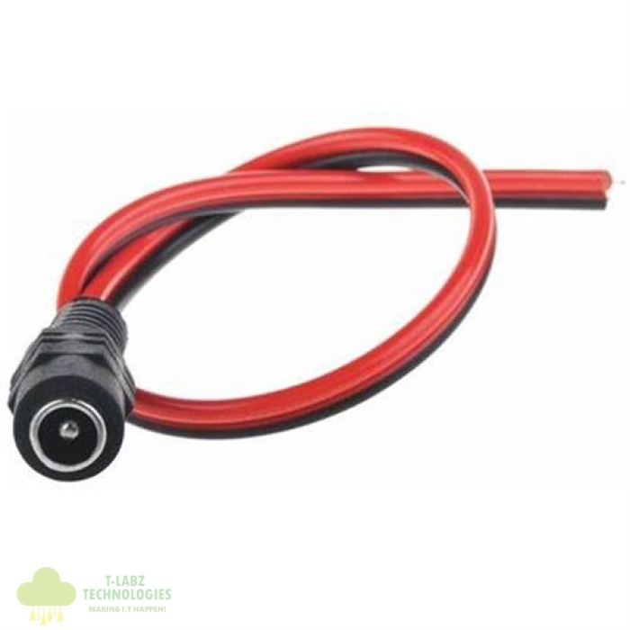 Securnix DC Plug Fly Lead Female, EA, No Warranty - Image 1