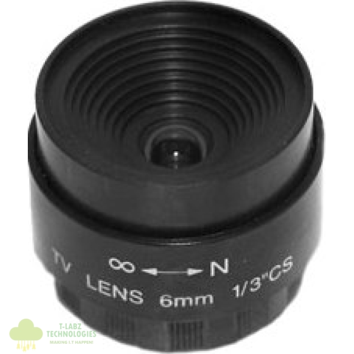 Securnix Lens 6MM FIXED IRIS - Image 1