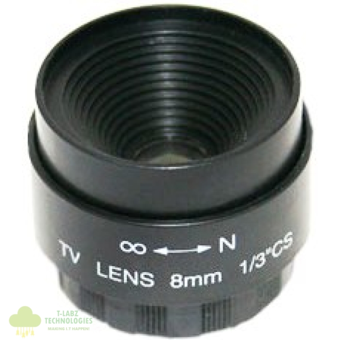 Securnix Lens 8MM FIXED IRIS - Image 1