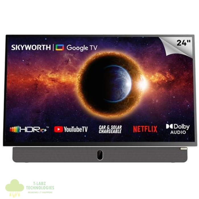 Skyworth 24 inch FHD Grey Portable Google TV - Image 1