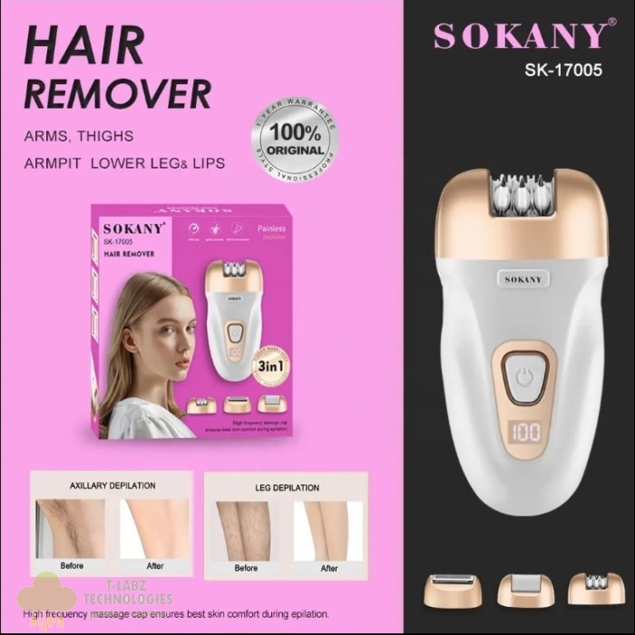 Sokany 3 In 1 Lady's Hair Remover - Image 1