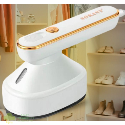 Sokany Hand Held Steamer White With Gold 125ML