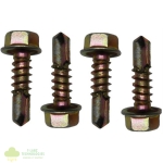 Solarix Hexagon Head Self Tapping Screw Pack of 4