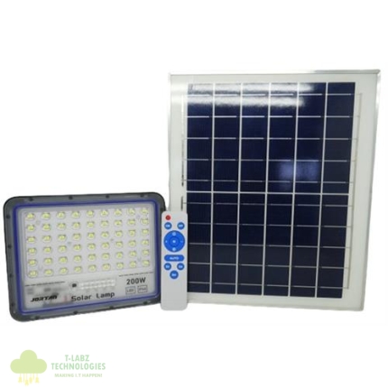 Solarix Jortam 200w Solar Flood Lamp With Solar