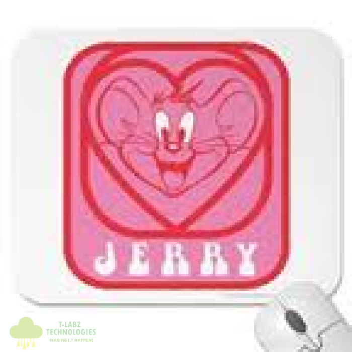 TJ Mouse Pad in Pink Rainbow adds vibrant style - Image 1