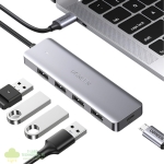 UGREEN 4-in-1 Type-C Hub | USB 3.0 | Type-C - Image 2