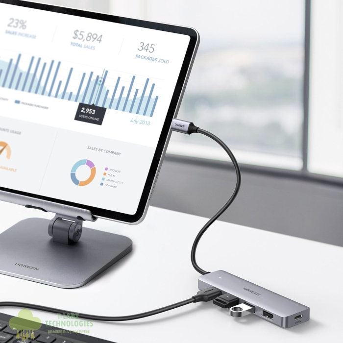 UGREEN 4-in-1 Type-C Hub | USB 3.0 | Type-C - Image 4