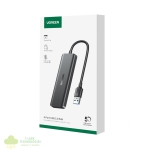 UGREEN 4-in-1 USB 3.0 Hub - High-Speed 5Gbps Data Transfer - Grey - Image 6