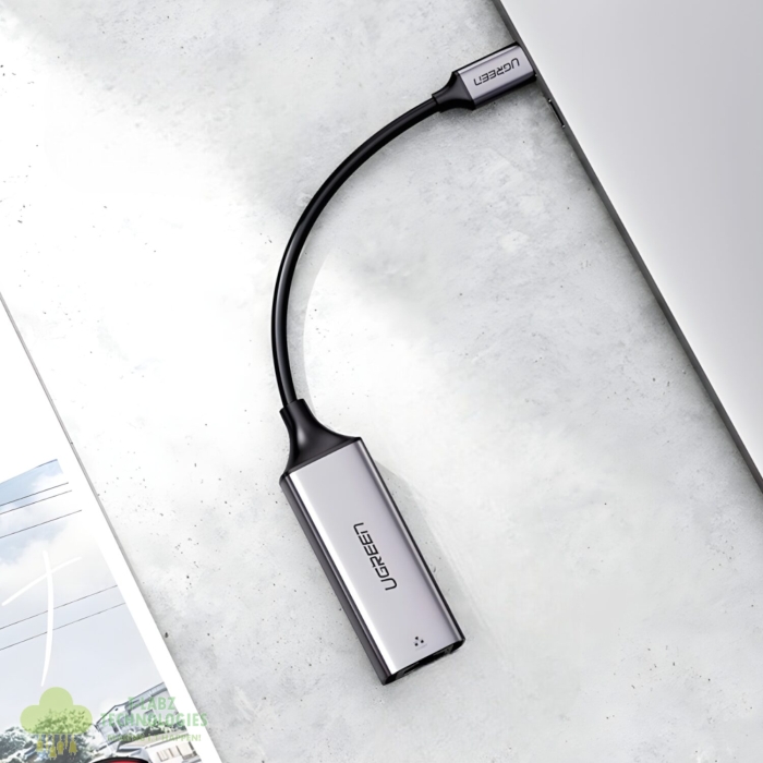 UGREEN CM199-50737 Type-C to Gigabit Ethernet Adapter - Silver - Image 5