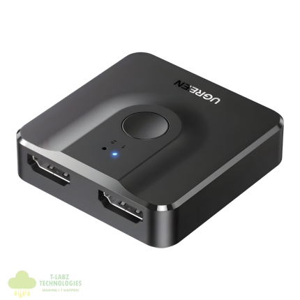 UGREEN CM217-50966 2-in-1 Bi-Directional 4K HDMI Switcher - Black