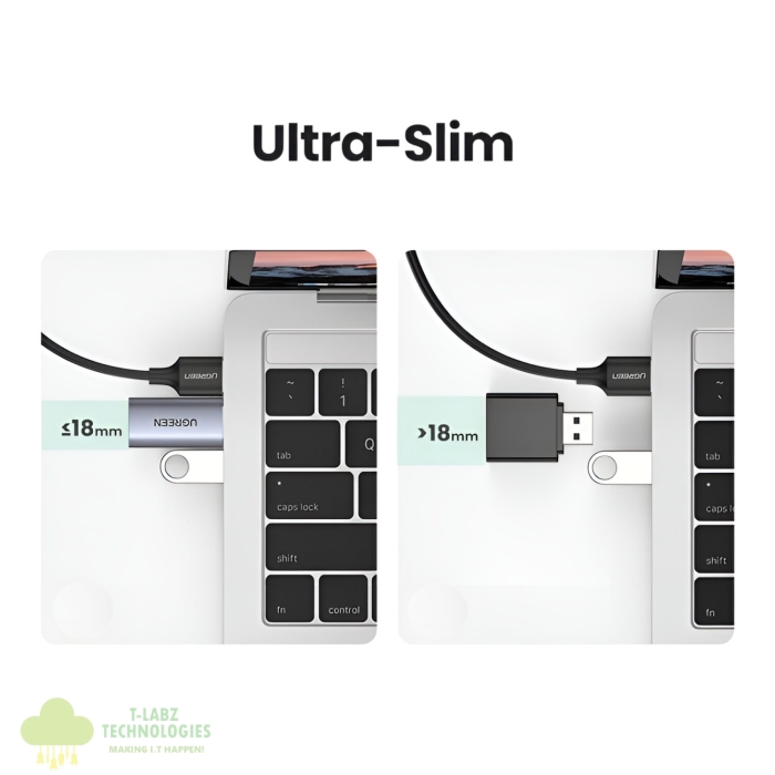 UGREEN CM383-80864 USB-A to 3.5mm Audio Jack External Sound Adapter - Silver - Image 4