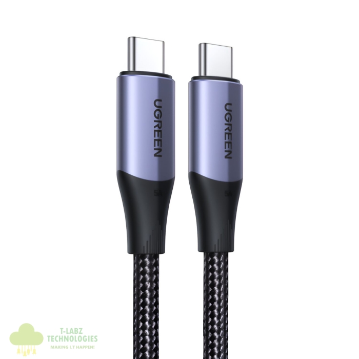 UGREEN Gen2 Type-C Male to Male Data Cable – 240W Fast Charging | 10Gbps | 4K - Image 1