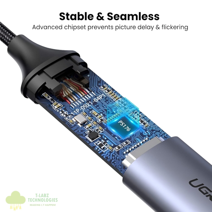 UGREEN Type-C To 4K HDMI  Adapter - Silver - Image 4